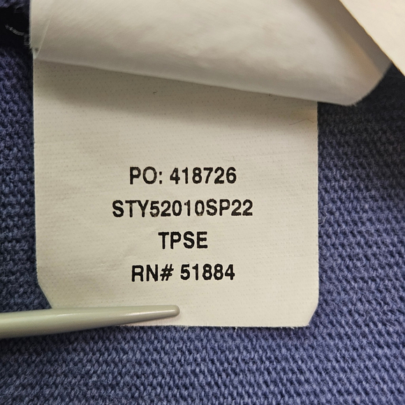 Patagonia Mens Large Cotton in Conversion Pocket Tee Midweight Blue Regular Fit - Picture 10 of 15